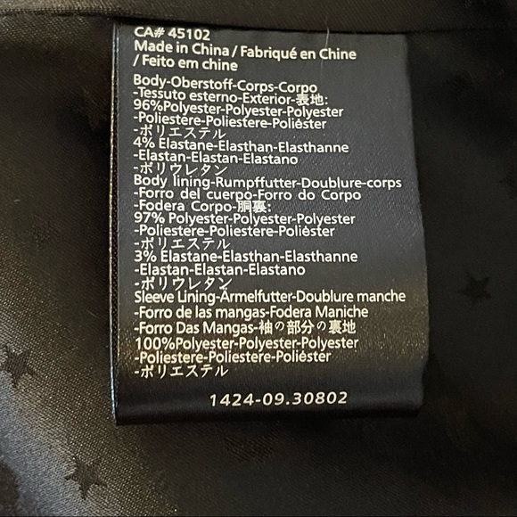 Maison Scotch Punk Radar Scotch & Soda Black Blazer Moto Style Sleeves Large/ - Picture 14 of 15